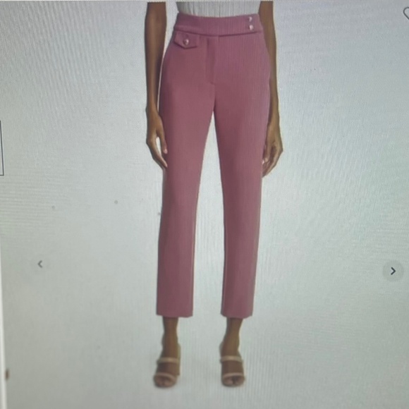 Veronica Beard Mauve Renzo Pants sz 4 - Picture 7 of 8